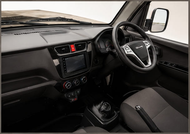Forland ET5 electric truck cabin interior